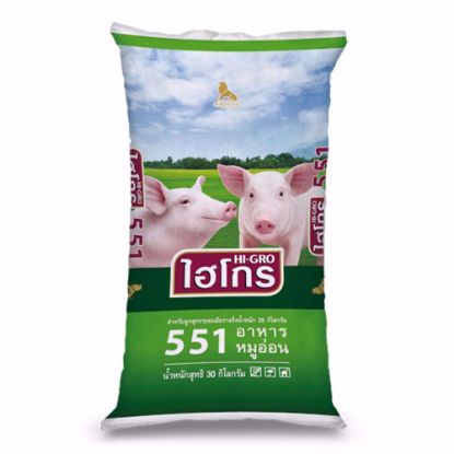 รูปภาพของ ไฮโกร อาหารหมูเล็ก 551L 30 กก.
